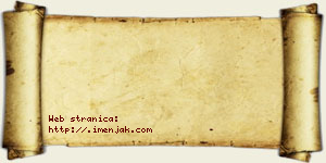 Valentina Stamenković vizit kartica